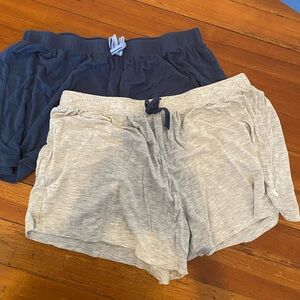 Jane + Bleeker Pajama Shorts, Set of 2, Size Small